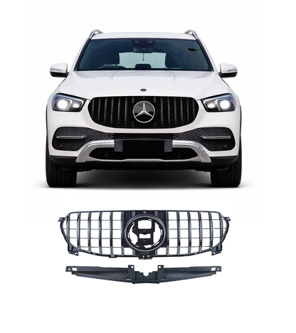 💫ART.8699 Griglia Nera Cromata per GLE V167 Coupé C167 18-23 senza AMG💫