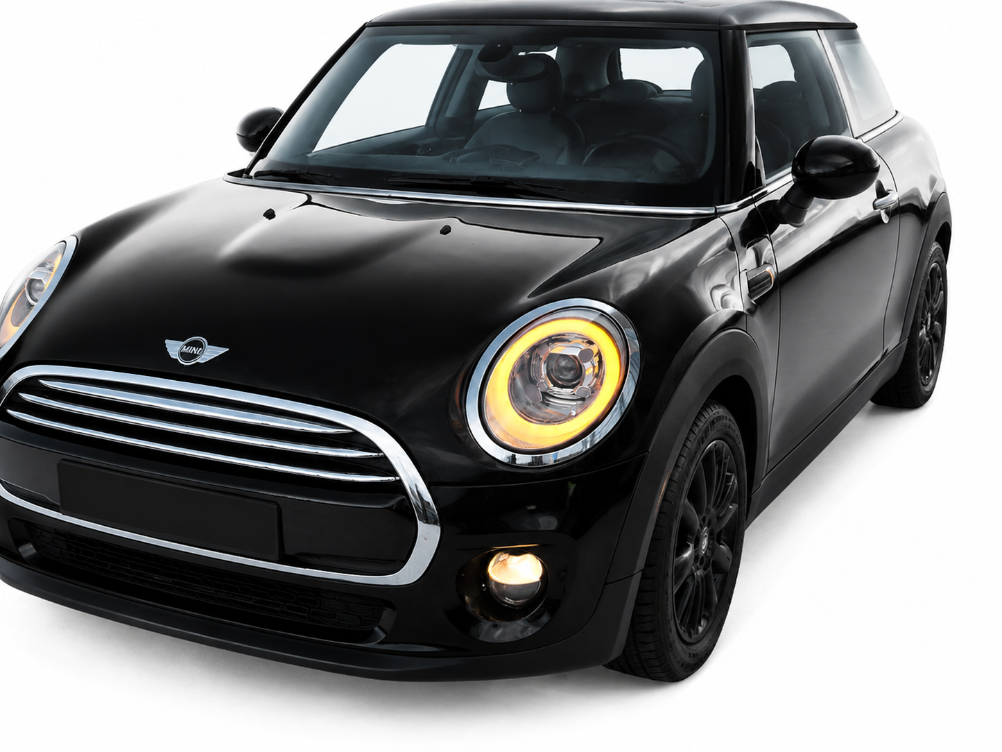 💕 Fari Anteriori Adatto per Mini Cooper F55 F56 F57 14-17 LED Tube Cromati 💕