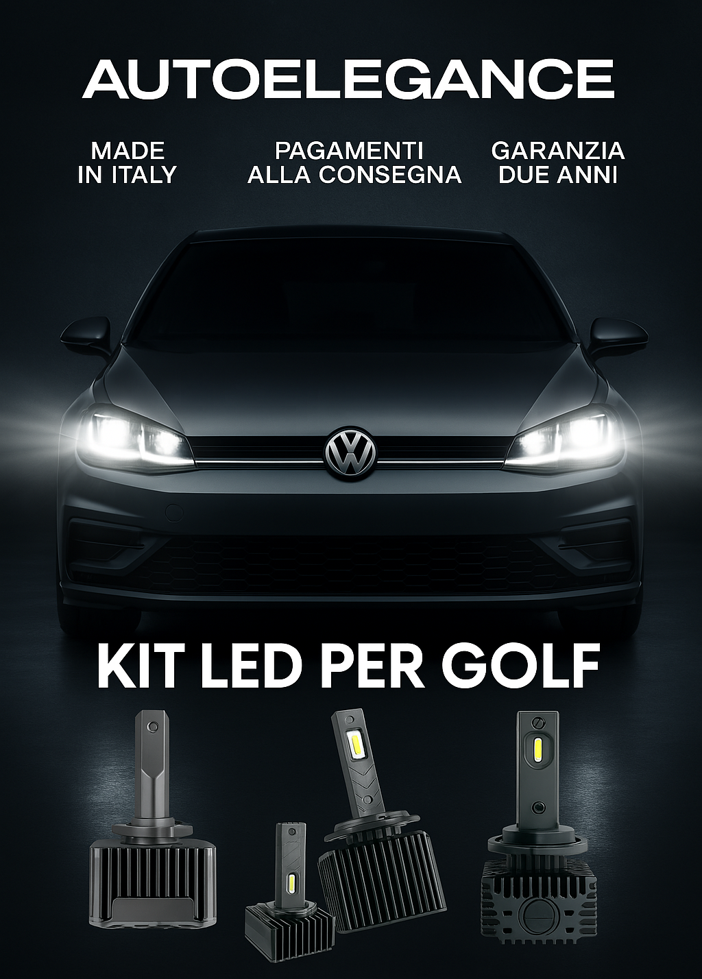 💖 KIT LED D1S 6000K Anabbaglianti per VW Golf Plus | Bianco Freddo CANBUS 💖