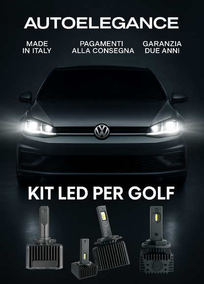 💖 KIT LED D1S 6000K Anabbaglianti per VW Golf Plus | Bianco Freddo CANBUS 💖