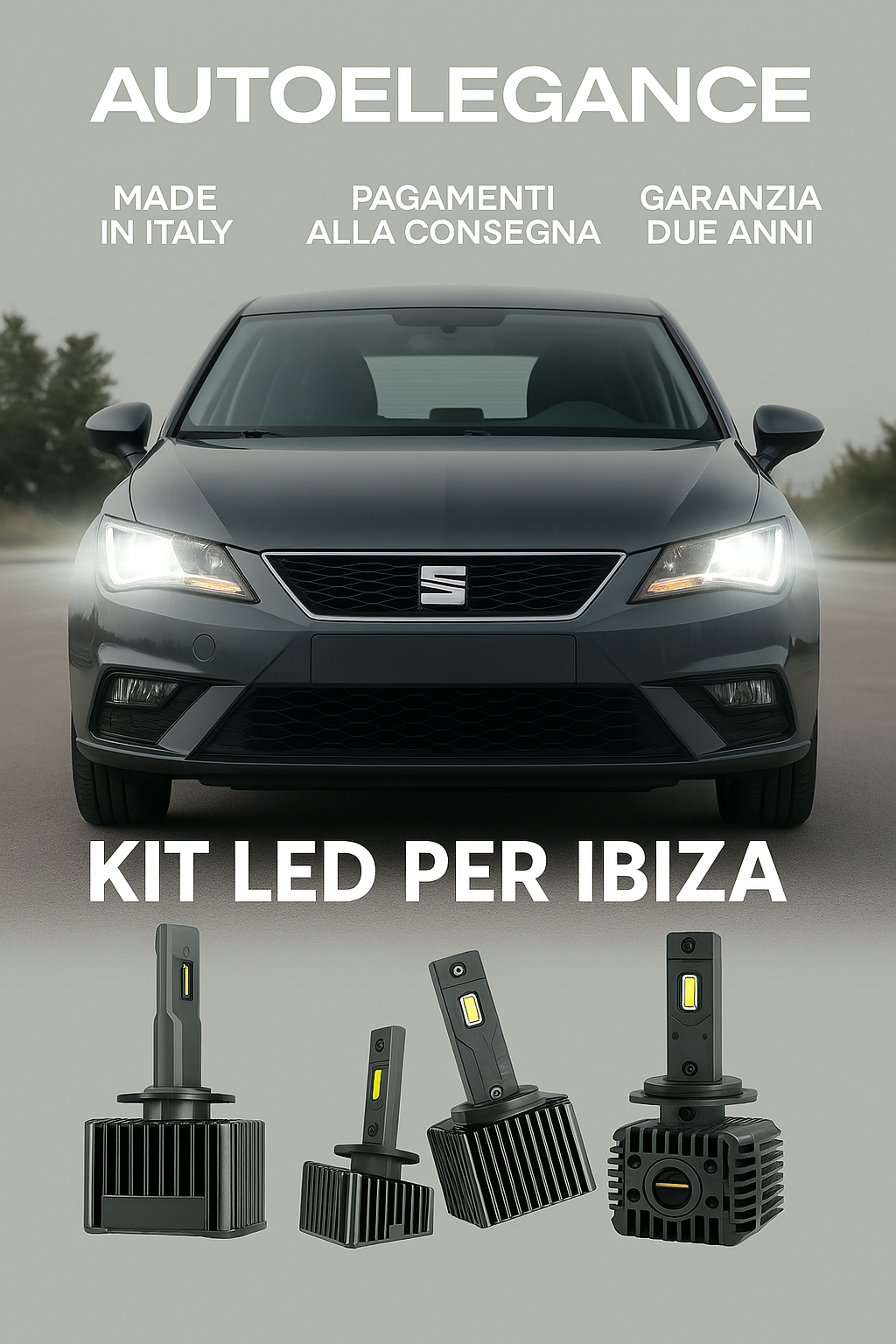 💖 KIT LED D1S 6000K Anabbaglianti per Seat Ibiza IV Luce Bianca Fredda CANBUS💖
