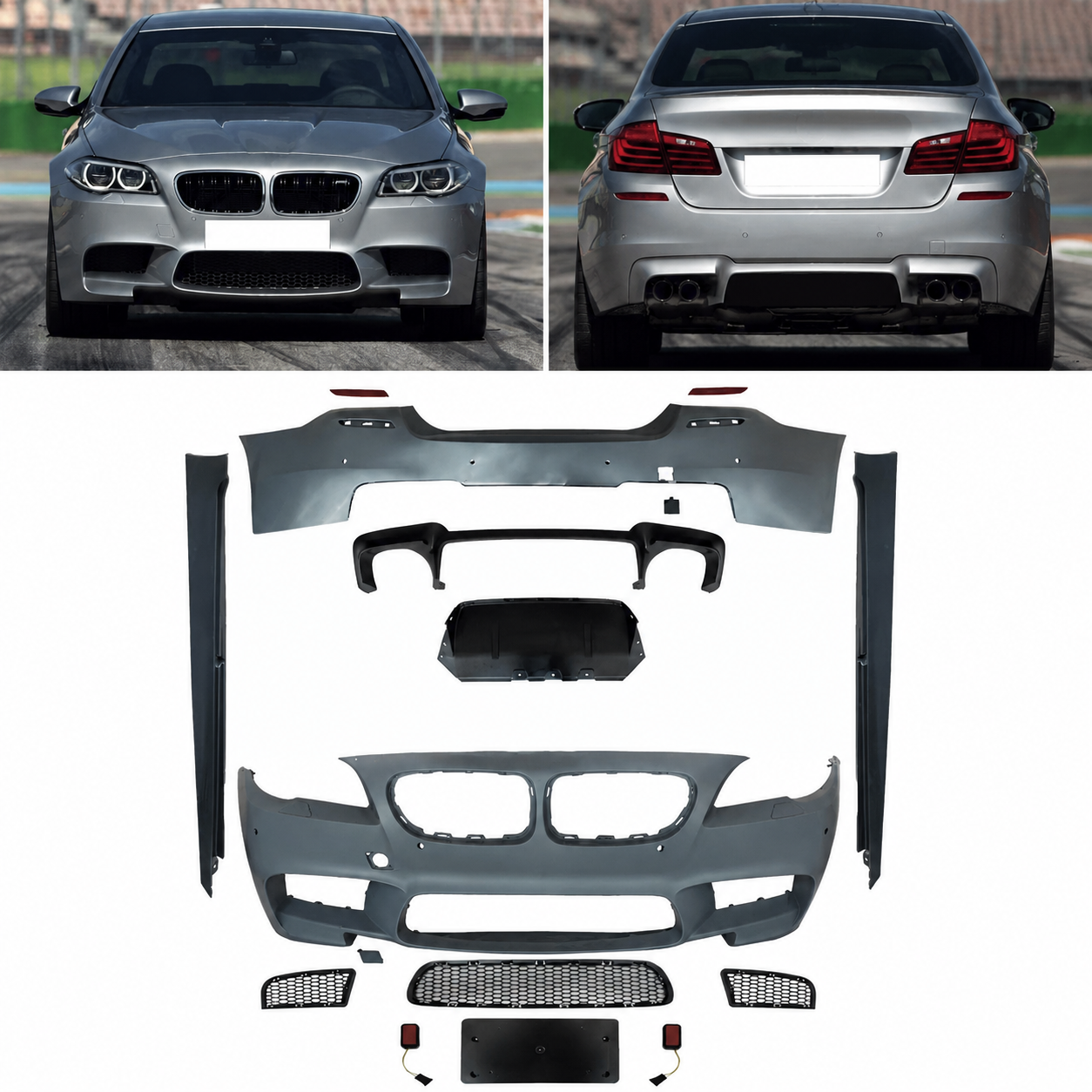 👉Bodykit sport adatto per BMW 5 F10 Berlina 2010-2017👈