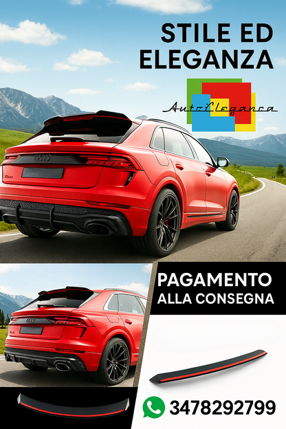 ⭐Tappo spoiler inferiore V.2 Adatto Per  Audi RSQ8 Mk1 Facelift⭐