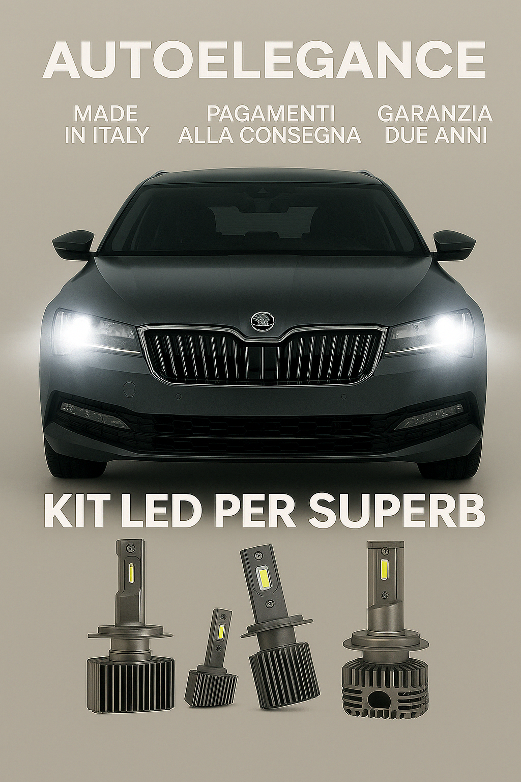 💖 KIT LED D3S 6000K Anabbaglianti per Skoda Superb III | Luce Bianca CANBUS 💖