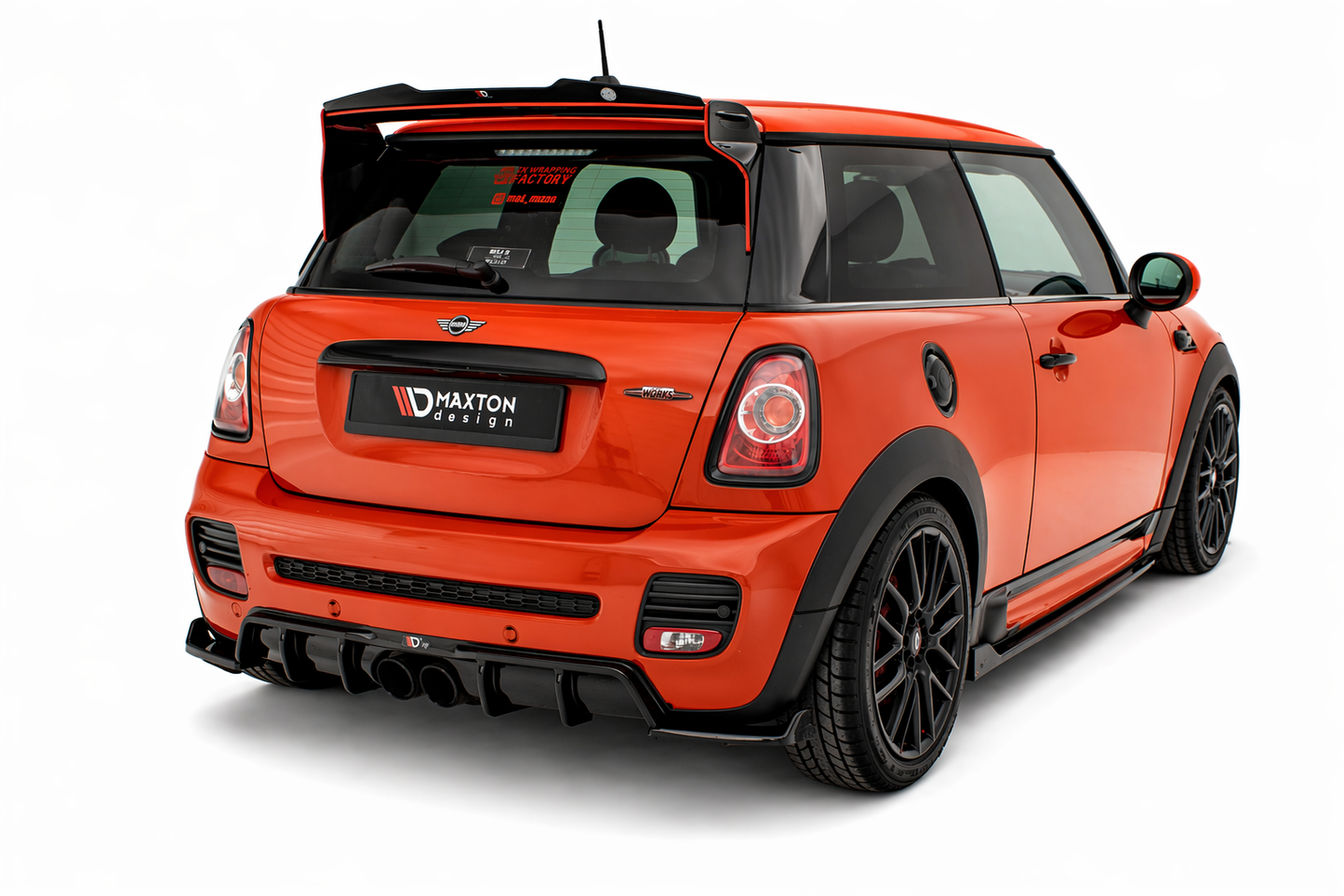 💫ART.9535 Diffusore Nero Lucido ABS per Mini Cooper John Cooper Works R56💫