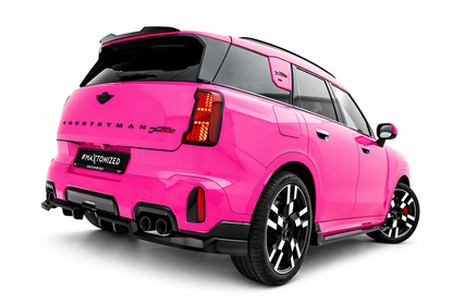 💫ART.9537 Splitter Posteriore Nero Lucido ABS per Mini Countryman JCW U25💫