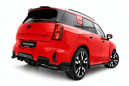💫ART.9537 Splitter Posteriore Nero Lucido ABS per Mini Countryman JCW U25💫
