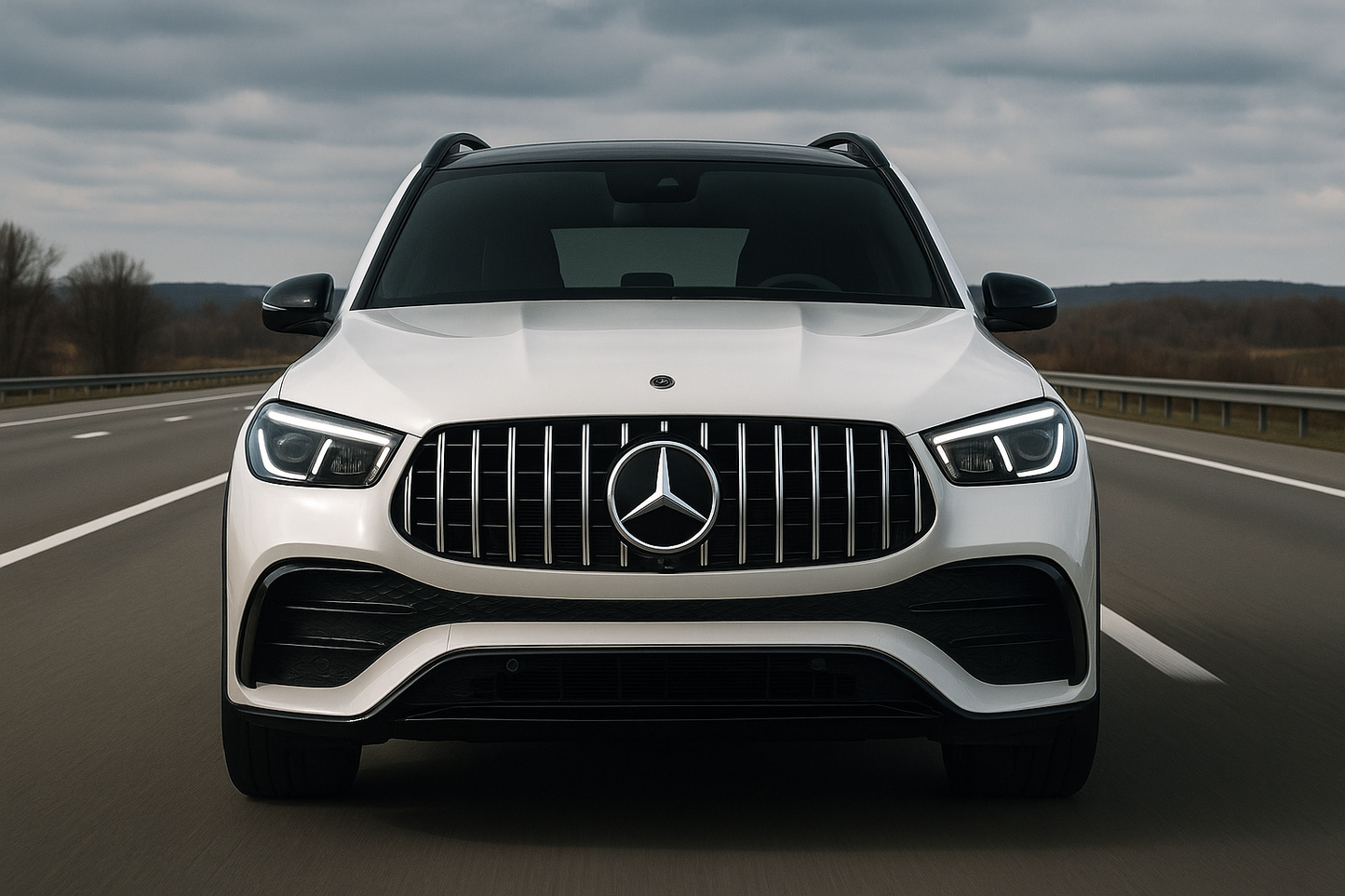😍ART.6194 Griglia PANAMERICANA Chromato Adatta Per Mercedes X254 GLC😍