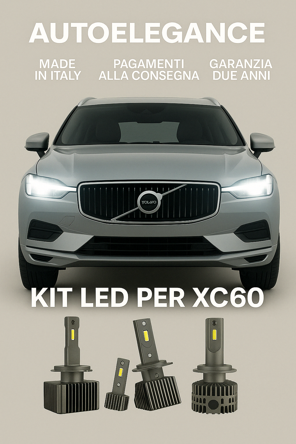 💖 KIT LED D3S 6000K Anabbaglianti per Volvo XC60 | Luce Bianca Fredda CANBUS 💖