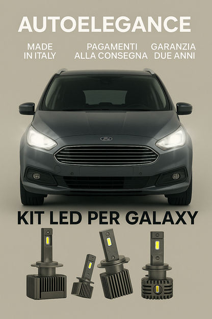 💖 KIT LED D1S 6000K Anabbaglianti per Ford Galaxy II | Luce Bianca CANBUS 💖