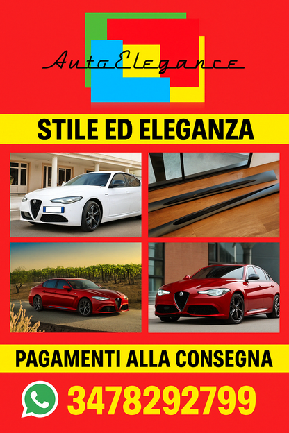 🔥2203 MINIGONNE ADATTO PER ALFA ROMEO GIULIA SPECIFICHE TOP QUALITY🔥