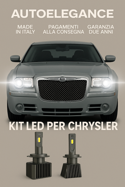 💖 KIT LED D1S 6000K Anabbaglianti per Chrysler 300C | Bianco Freddo CANBUS 💖
