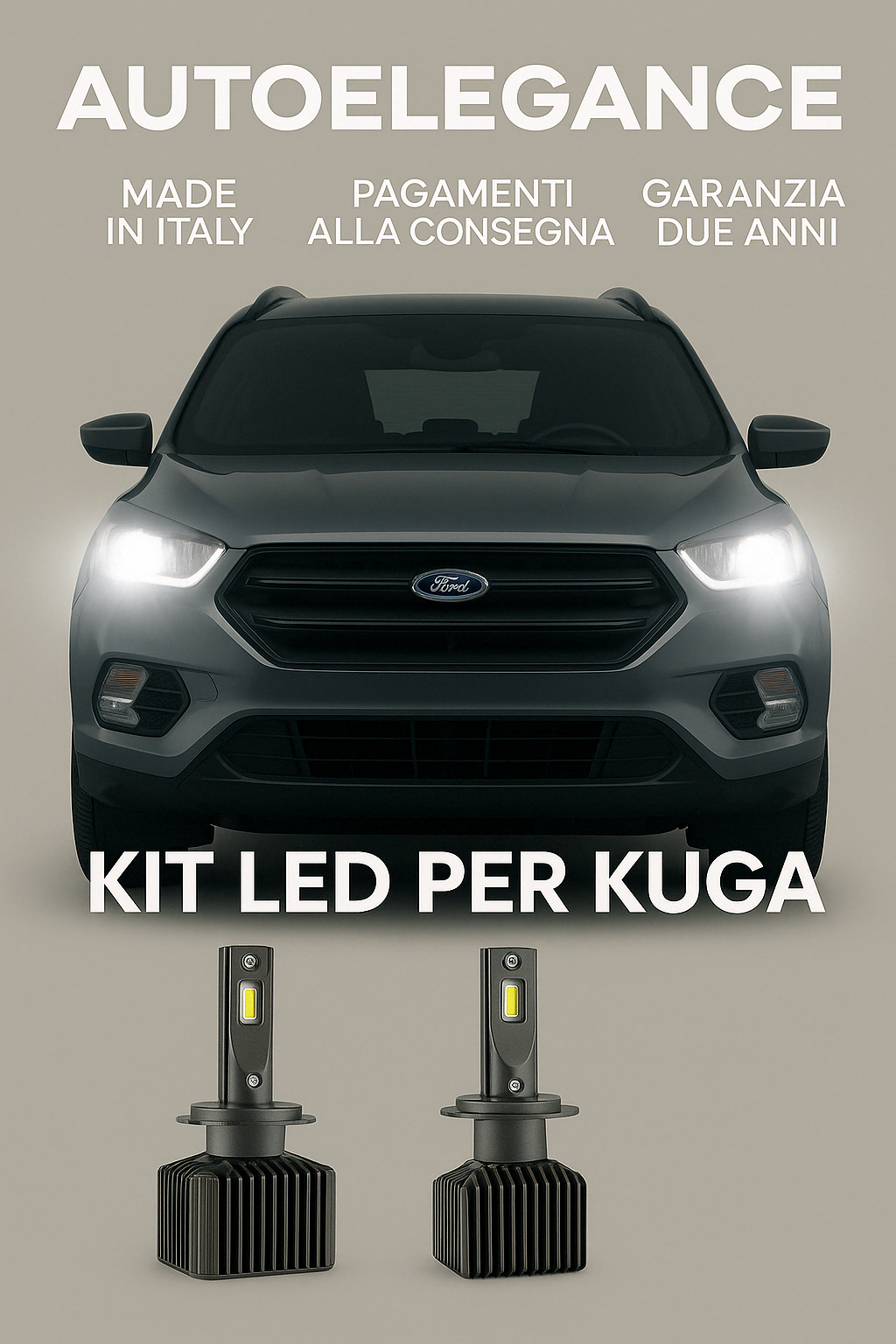 💖 KIT LED D3S 6000K Anabbaglianti per Ford Kuga MK2 | Luce Bianca CANBUS 💖