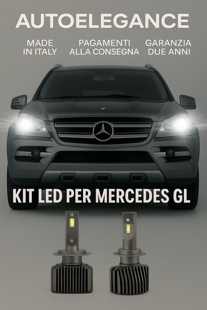 💖 KIT LED D1S 6000K Anabbaglianti per Mercedes GL X164 | Luce Bianca CANBUS 💖
