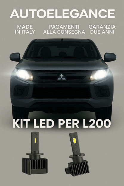 💖 KIT LED D5S 6000K Anabbaglianti per Mitsubishi L200 | Bianco Freddo CANBUS 💖