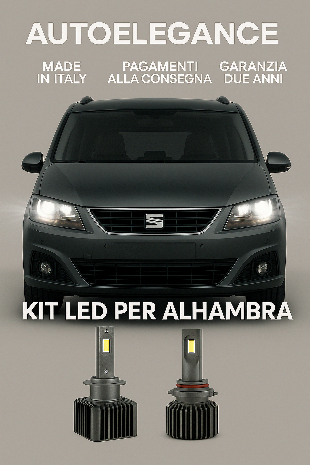 💖 KIT LED D3S 6000K Anabbaglianti per Seat Alhambra 7MS Bianco Freddo CANBUS 💖