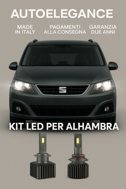 💖 KIT LED D3S 6000K Anabbaglianti per Seat Alhambra 7MS Bianco Freddo CANBUS 💖