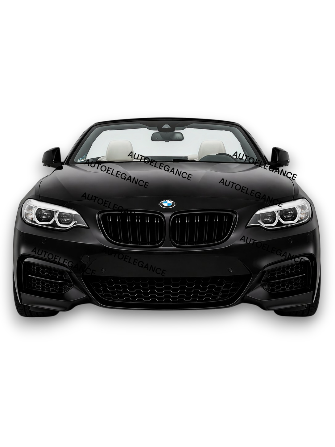 💫Set Griglia Anteriori Nero Lucido per BMW Serie F22 F23 2 2014-2018 💫