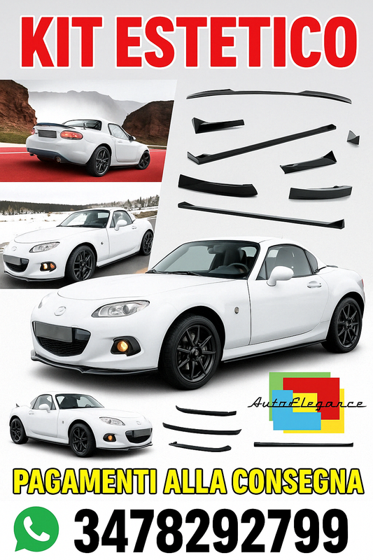 ⭐Bodykit Set di Splitters Adatto Per  Mazda MX-5 Mk3 (NC) Facelift⭐