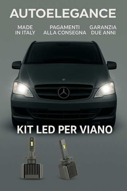 💖 KIT LED D1S 6000K Anabbaglianti per Mercedes Viano | Luce Bianca CANBUS 💖