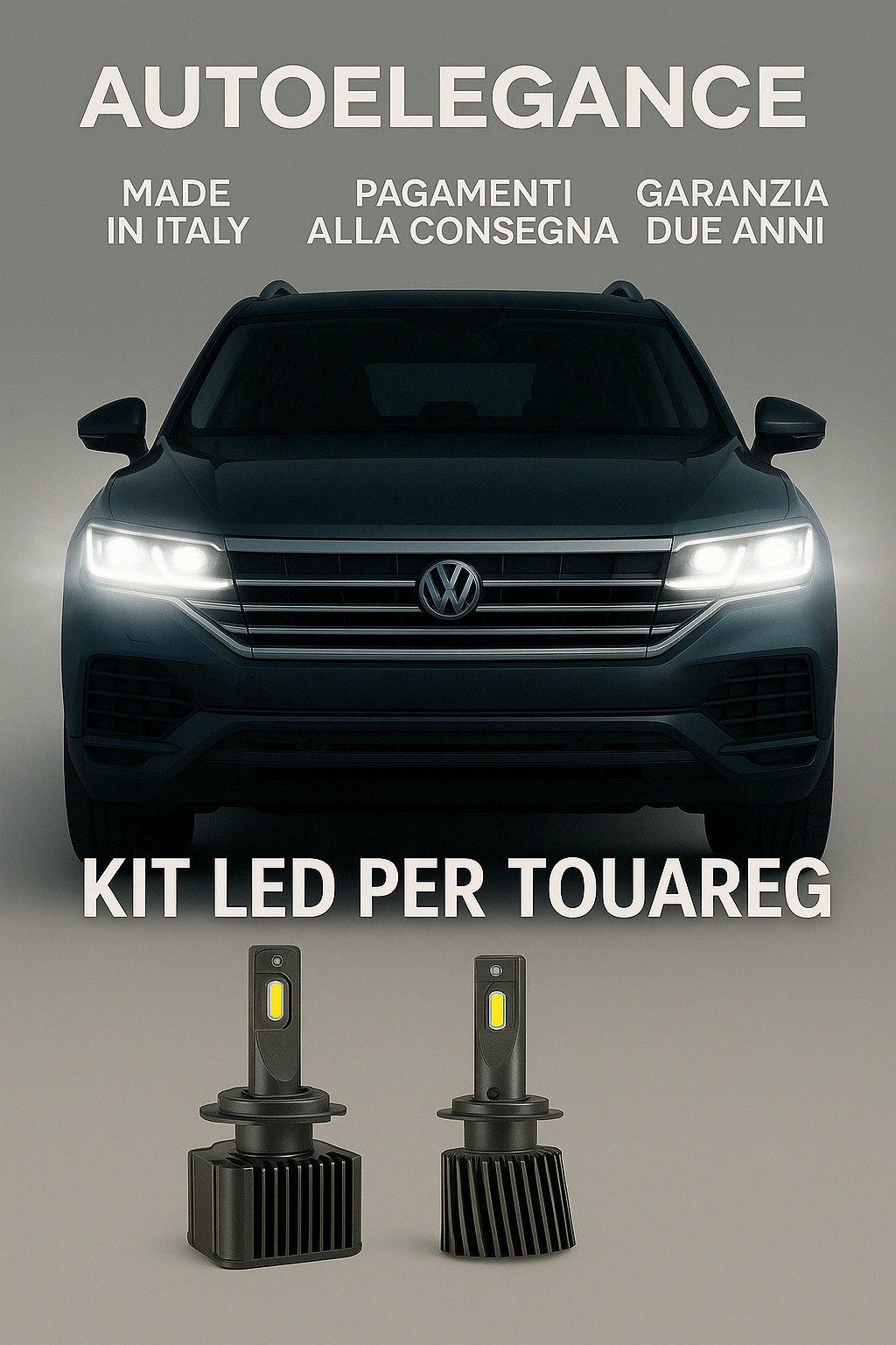 💖 KIT LED D3S 6000K Anabbaglianti per VW Touareg 7P | Luce Bianca CANBUS 💖