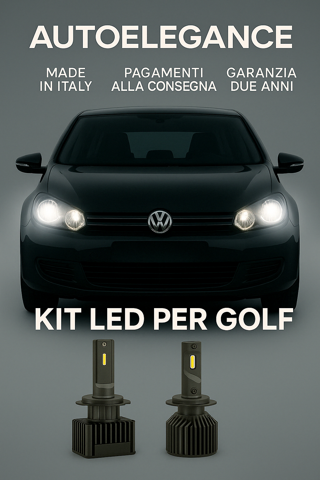 💖 KIT LED D1S 6000K Anabbaglianti per VW Golf VI | Luce Bianca Fredda CANBUS 💖