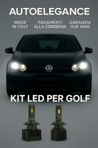 💖 KIT LED D1S 6000K Anabbaglianti per VW Golf VI | Luce Bianca Fredda CANBUS 💖