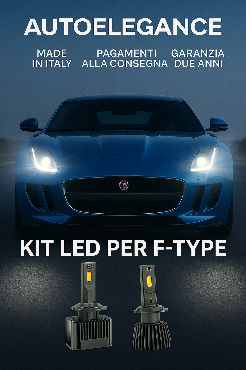 💖KIT LED D1S 6000K Anabbaglianti per Jaguar F-Type Luce Bianca Fredda CANBUS 💖
