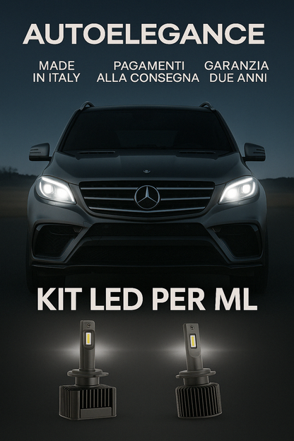 💖KIT LED D1S 6000K Anabbaglianti per Mercedes ML W166 | Bianco Freddo CANBUS 💖