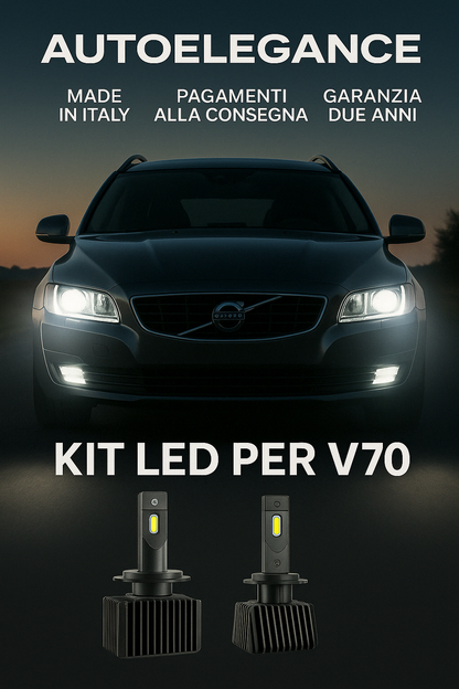 💖 KIT LED D1S 6000K Anabbaglianti per Volvo V70 III | Luce Bianca CANBUS 💖
