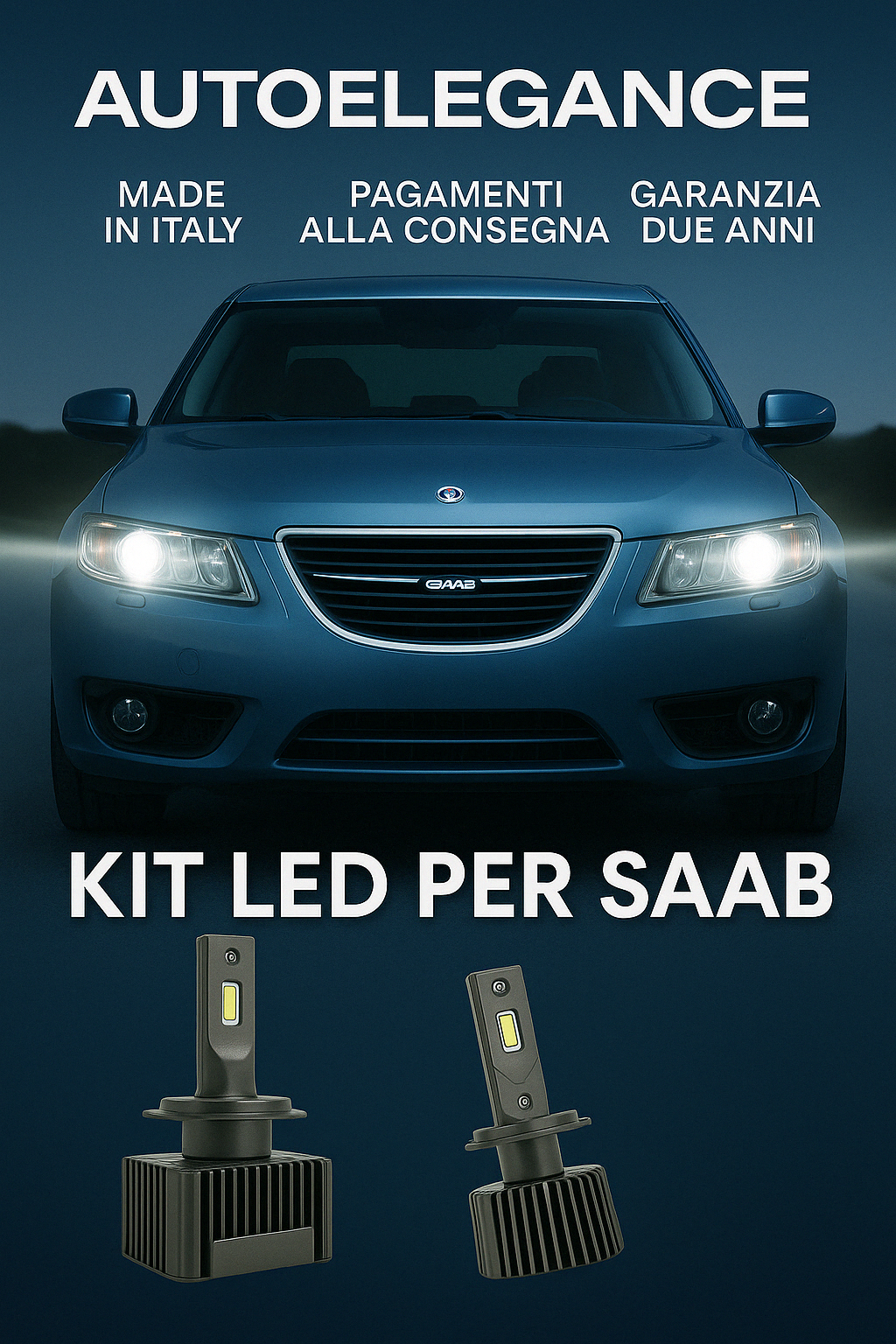 💖 KIT LED D1S 6000K Anabbaglianti per Saab 9-5 | Luce Bianca Fredda CANBUS 💖