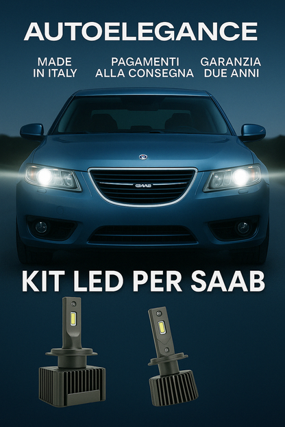 💖 KIT LED D1S 6000K Anabbaglianti per Saab 9-5 | Luce Bianca Fredda CANBUS 💖