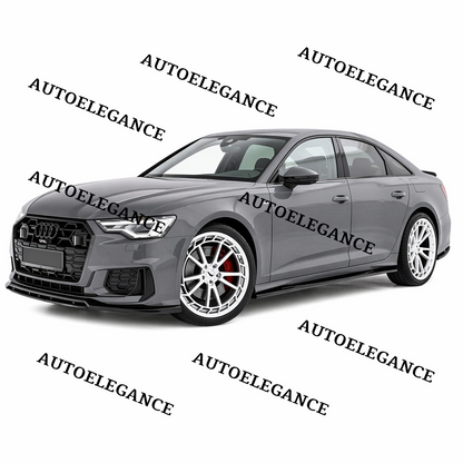 💫ART.9562 Sotto mingonne per Audi A6 C8 S 2018+ Nero lucido💫