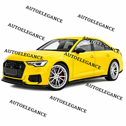 💫ART.9562 Sotto mingonne per Audi A6 C8 S 2018+ Nero lucido💫