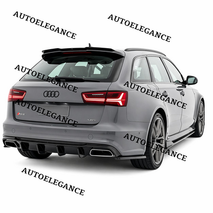 💫ART.9563 Diffusore per Audi A6 S C7 FL 2015+ S6/S Line Nero Lucido💫