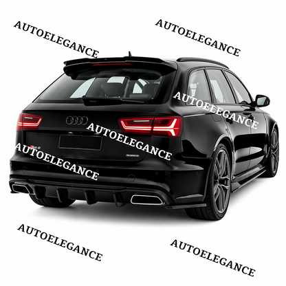 💫ART.9563 Diffusore per Audi A6 S C7 FL 2015+ S6/S Line Nero Lucido💫