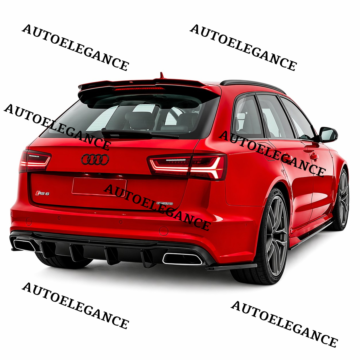 💫ART.9563 Diffusore per Audi A6 S C7 FL 2015+ S6/S Line Nero Lucido💫