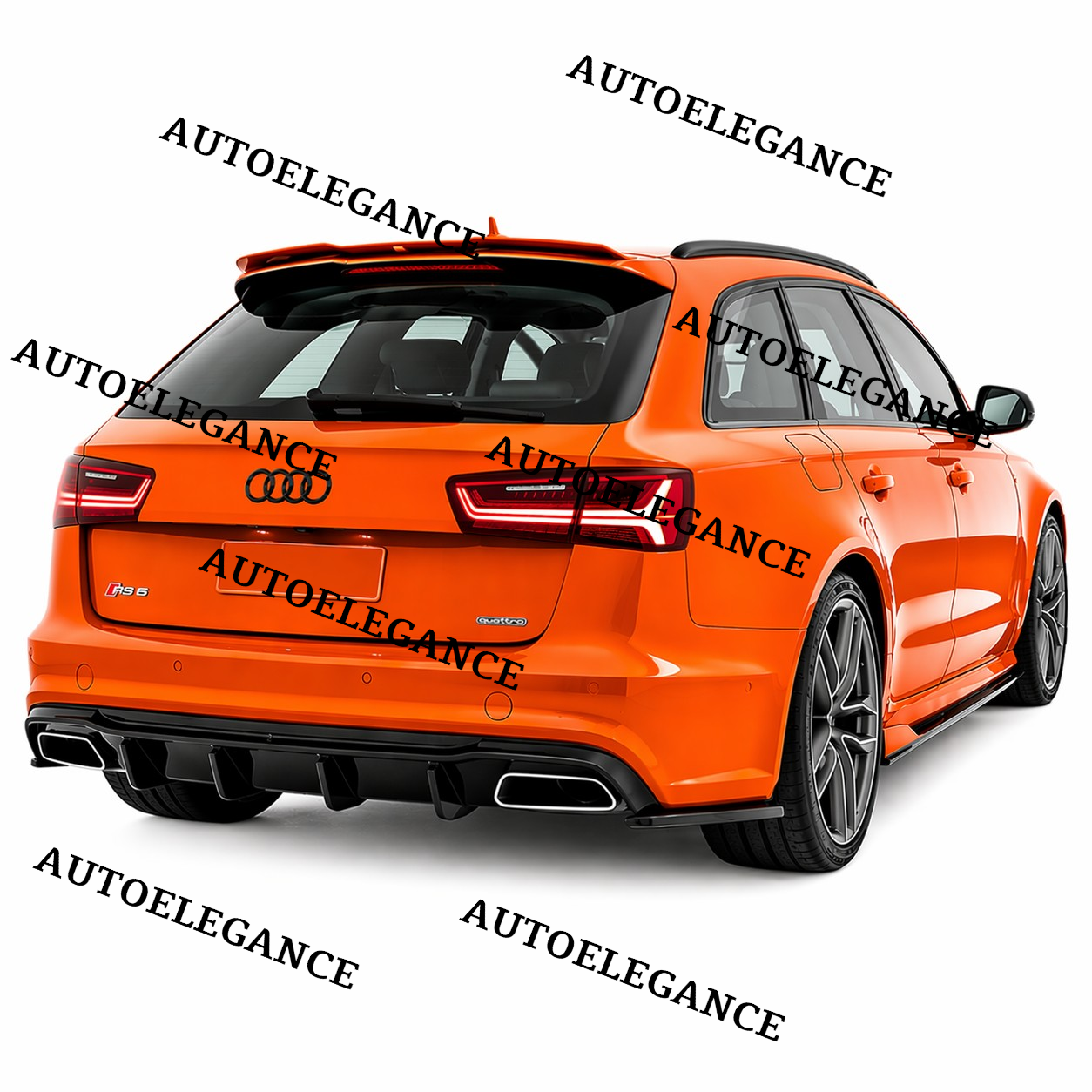 💫ART.9563 Diffusore per Audi A6 S C7 FL 2015+ S6/S Line Nero Lucido💫