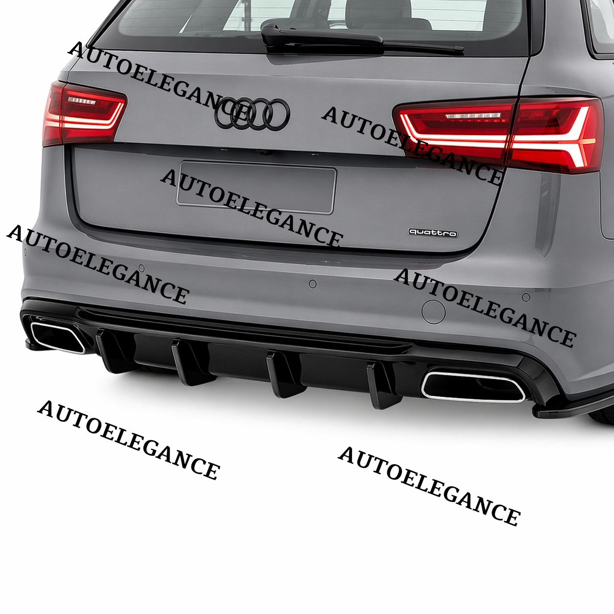 💫ART.9563 Diffusore per Audi A6 S C7 FL 2015+ S6/S Line Nero Lucido💫