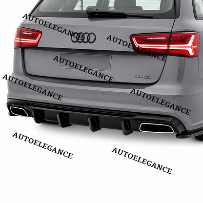 💫ART.9563 Diffusore per Audi A6 S C7 FL 2015+ S6/S Line Nero Lucido💫