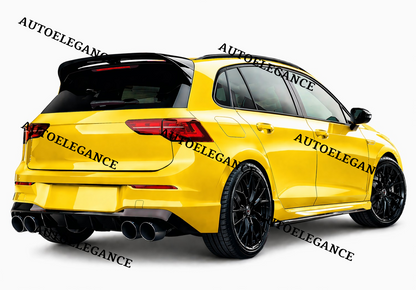 💫 Spoiler Tetto Stile R Nero Lucido ABS per Golf 8 2019 -💫