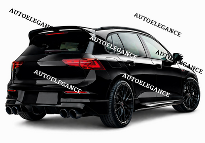💫 Spoiler Tetto Stile R Nero Lucido ABS per Golf 8 2019 -💫