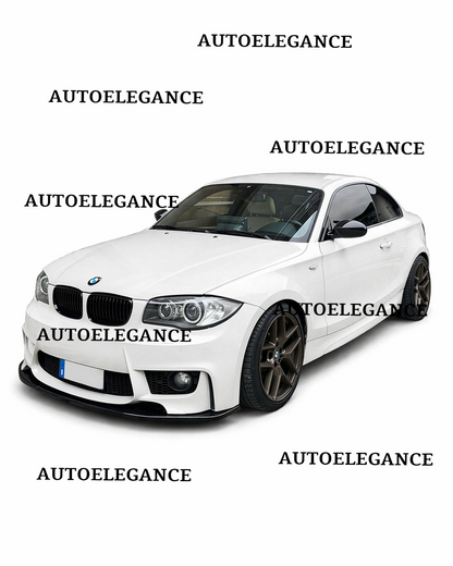 💫ART.0083 SPLITTER BMW SERIE 1 F20 F21 E89 MSPORT 2011-2019 NERO LUCIDO💫