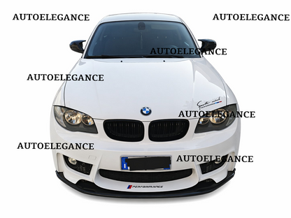 💫ART.0083 SPLITTER BMW SERIE 1 F20 F21 E89 MSPORT 2011-2019 NERO LUCIDO💫