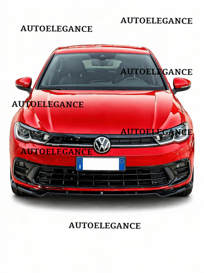 💫ART.1090 SPLITTER NERO LUCIDO - VW LOOK STANDARD EVO POLO AW1 2017+💫