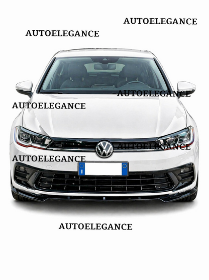 💫ART.1090 SPLITTER NERO LUCIDO - VW LOOK STANDARD EVO POLO AW1 2017+💫