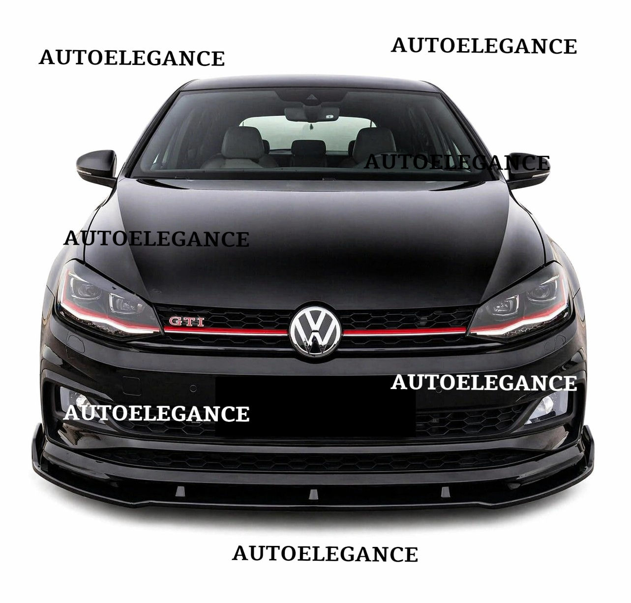 💫ART.1090 SPLITTER NERO LUCIDO - VW LOOK STANDARD EVO POLO AW1 2017+💫