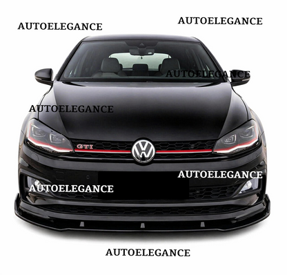 💫ART.1090 SPLITTER NERO LUCIDO - VW LOOK STANDARD EVO POLO AW1 2017+💫