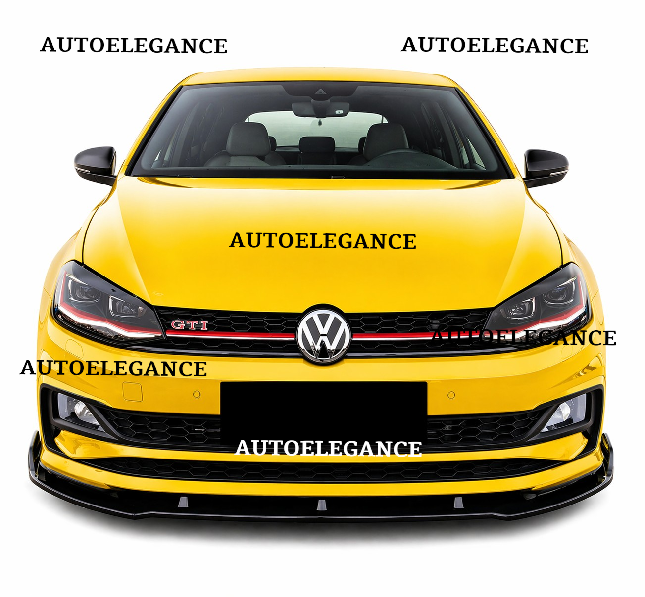 💫ART.1090 SPLITTER NERO LUCIDO - VW LOOK STANDARD EVO POLO AW1 2017+💫