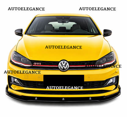 💫ART.1090 SPLITTER NERO LUCIDO - VW LOOK STANDARD EVO POLO AW1 2017+💫